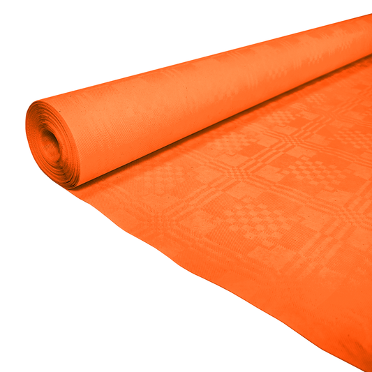 Afbeelding van Damast rol oranje