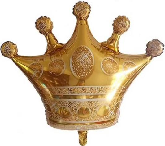 Afbeelding van Folie Kroon goud met helium