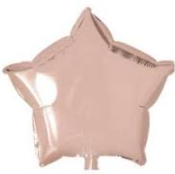 Afbeelding van Folie ster rose gold met helium