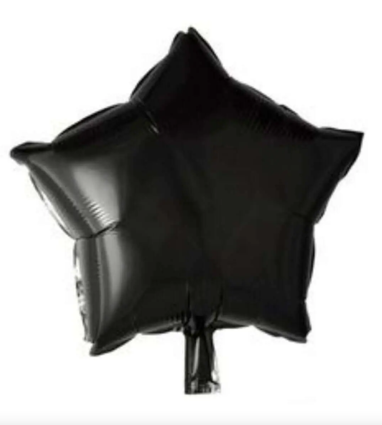 Afbeelding van Folie ster zwart met helium