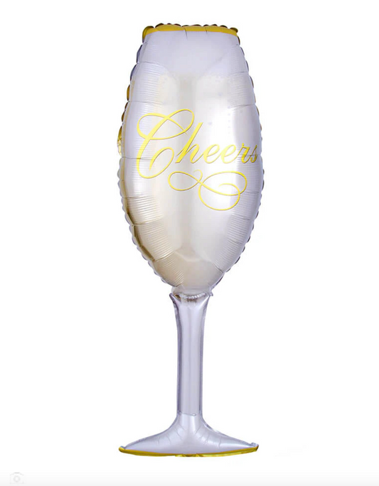 Afbeelding van Folie Cheers glas met helium