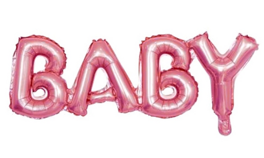 Afbeelding van Folie Baby (meisje) met helium