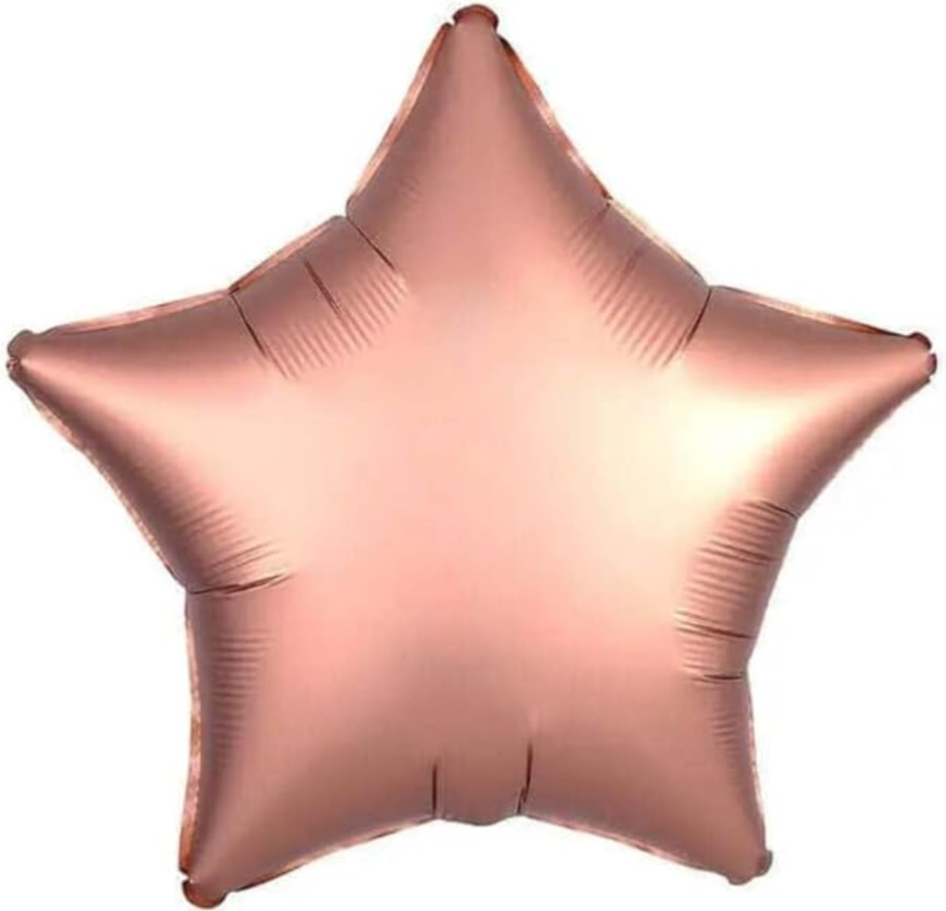 Afbeelding van Folie ster chrome rose gold met helium