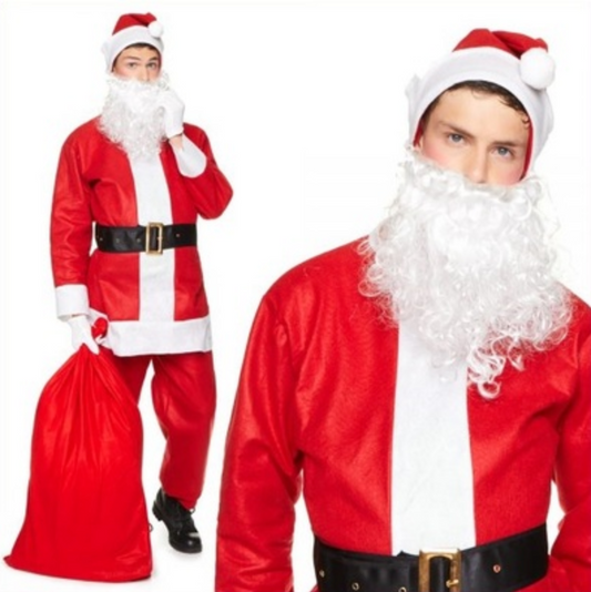 Afbeelding van Kerstman kostuum 5 dlg XL