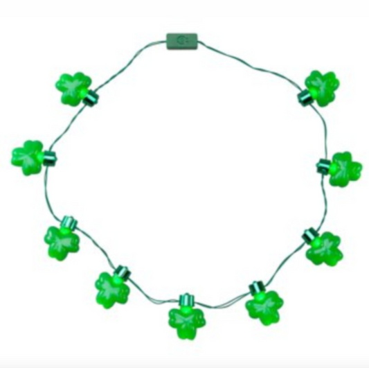Afbeelding van Flashing shamrock necklace