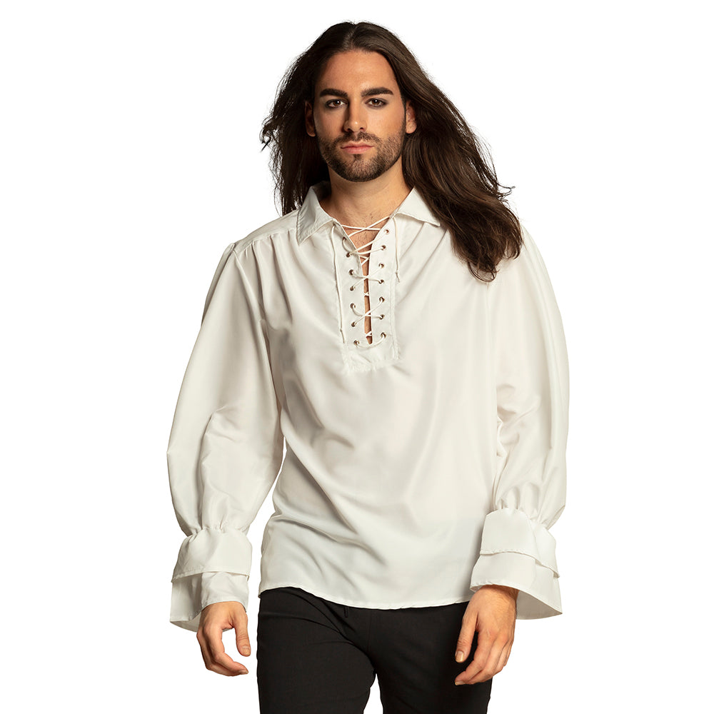 Afbeelding van Shirt Piraat wit (M)