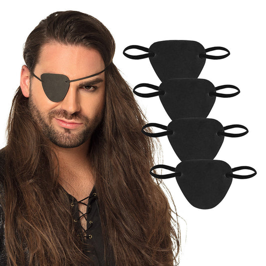 Afbeelding van Set 4 Piratenooglapjes