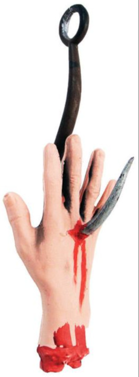 Afbeelding van Bloody Hand aan haak