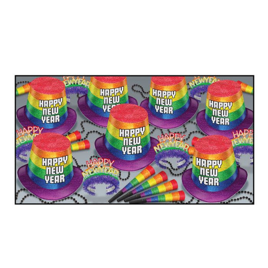 Afbeelding van Nieuwjaars party-pack "pride" 50pers. 125 dlg.
