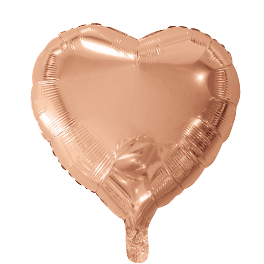 Afbeelding van Folie Hart rose gold met helium