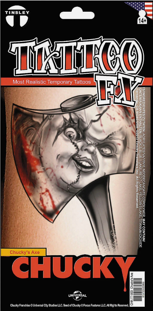 Afbeelding van Chucky Tattoo FX