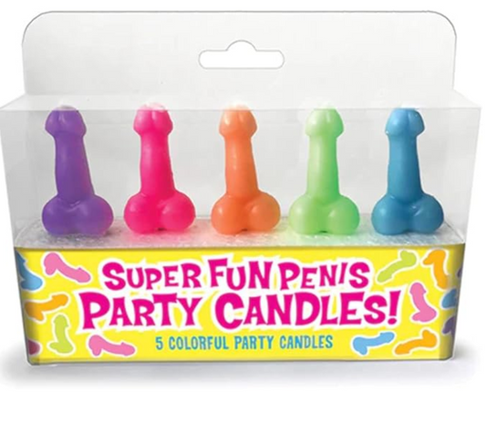 Afbeelding van Penis Kaarsjes multi