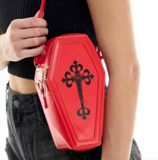 Afbeelding van Purse Handtas Coffin redcross