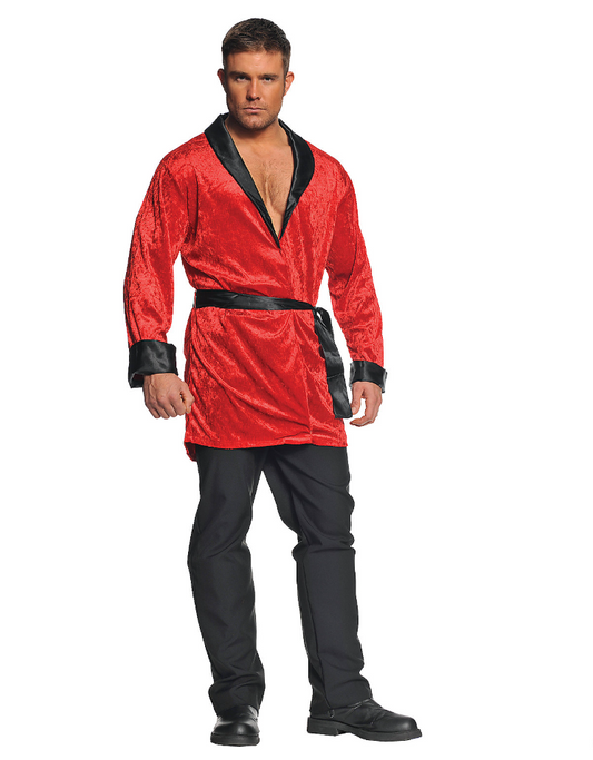 Afbeelding van Smoking Jacket Hugh roodzwart