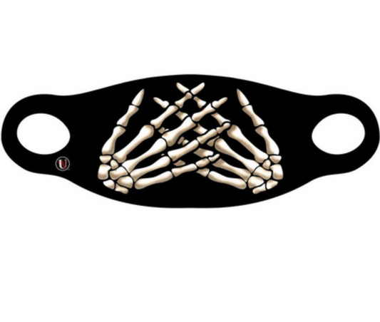 Afbeelding van Mondkapje Skelleton Hands