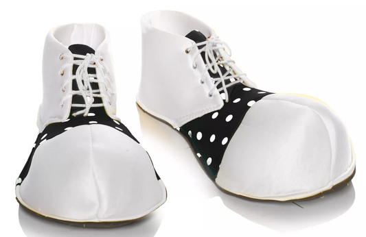 Afbeelding van Clowns schoenen zwartwit