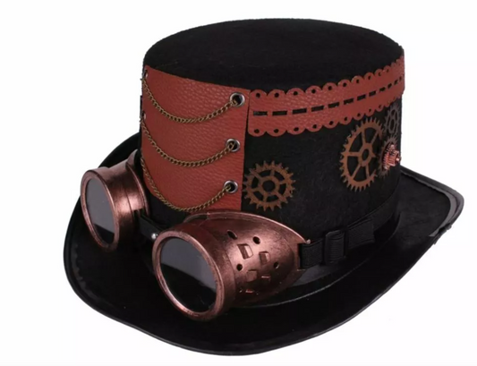 Afbeelding van Steampunk hoed dlx