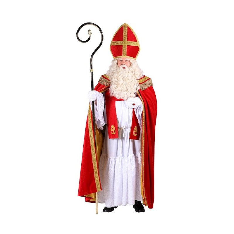 Afbeelding van Sinterklaas fluweel std. rood 5dlg.