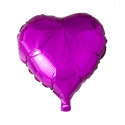 Afbeelding van Folie ballon hart roze met helium