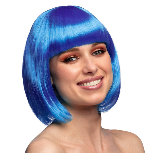 Afbeelding van Pruik Cabaret blauw