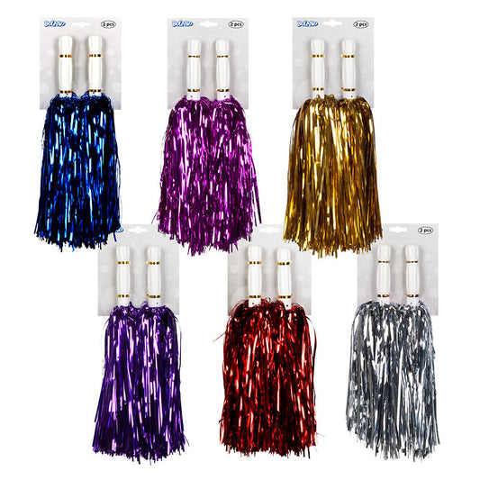 Afbeelding van Pr. Pompoms Metallic 6 kleuren