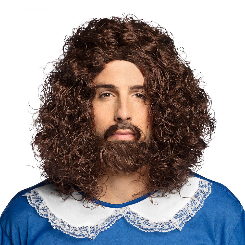 Afbeelding van Pruik Musketier met snor en baard