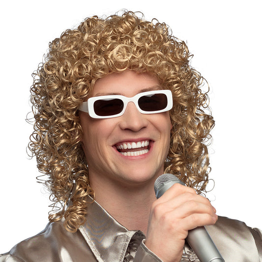 Afbeelding van Pruik Singer met bril