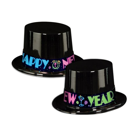 Afbeelding van Hoge Hoed Happy NY neon