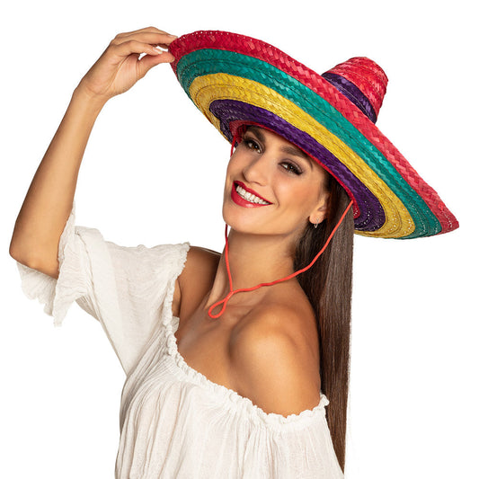Afbeelding van Sombrero Puebla veelkleurig (�� 49 cm)