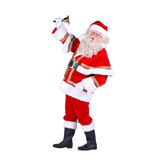Afbeelding van Kerstman 4 dlg Rood L