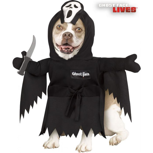 Afbeelding van Hondekostuum Ghostface M