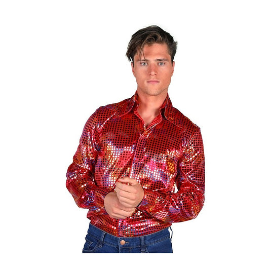 Afbeelding van Shirt Disco rood M