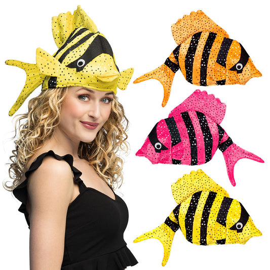 Afbeelding van Hoed Vis 3 kleuren