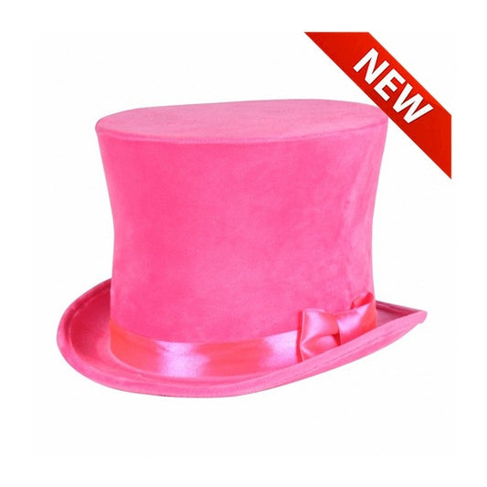 Afbeelding van Hoge Hoed Neon Pink 58