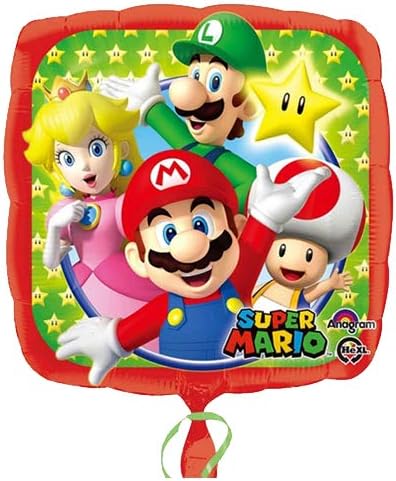Afbeelding van Folie Super Mario met helium