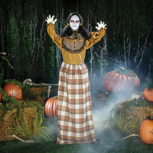 Afbeelding van Animatronic pop up creepy woman