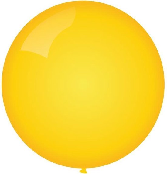 Afbeelding van Ballon 90cm geel met helium