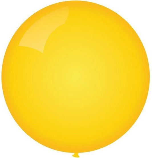 Afbeelding van Ballon 90cm geel met helium