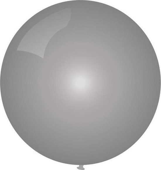 Afbeelding van Ballon 90cm zilver met helium