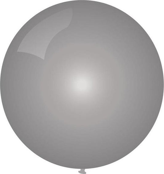 Afbeelding van Ballon 90cm zilver met helium