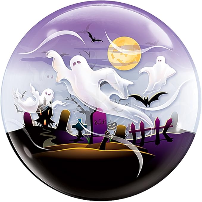 Afbeelding van Ballon Bubble spookje met helium