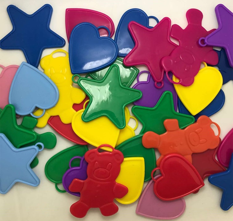 Afbeelding van Ballon gewichtje plastic met helium