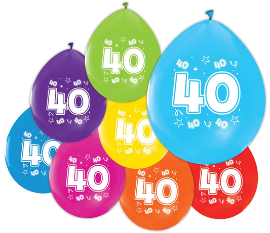 Afbeelding van Ballonnen 8 stuks 40 