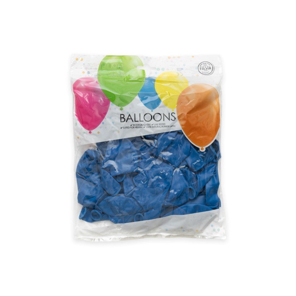 Afbeelding van Ballonnen Konings Blauw 50 stuks