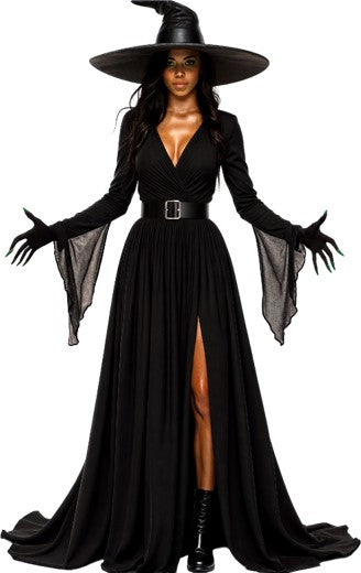 Afbeelding van Black Magic Witch 5 dlg. S-M