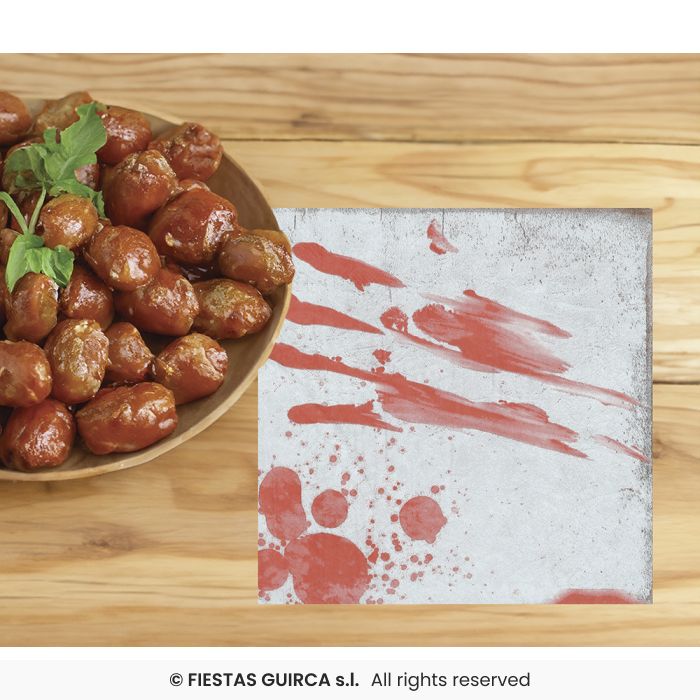 Afbeelding van Bloederige servetten 20stk