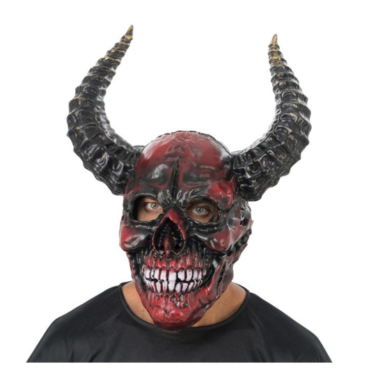 Afbeelding van Bloody skull demon foam mask