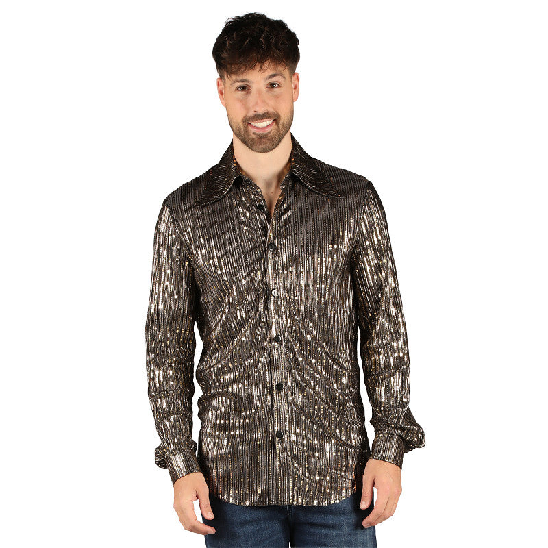 Afbeelding van Blouse Disco King Zilver "m"