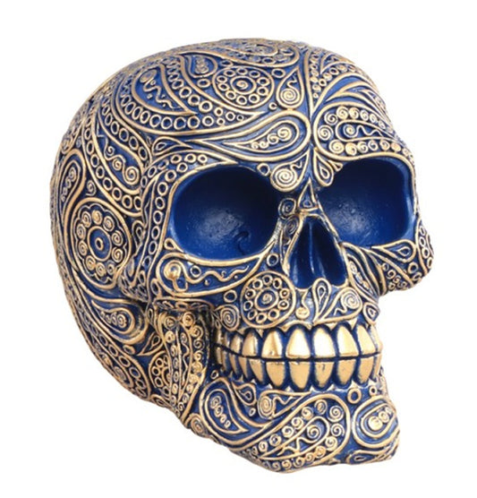 Afbeelding van Blue Magic Barokke harsschedel 10cm