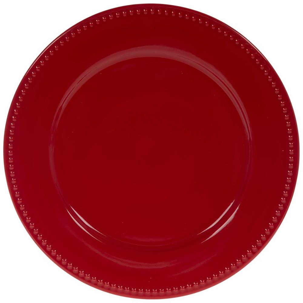 Afbeelding van Borden plastic rood 20pack